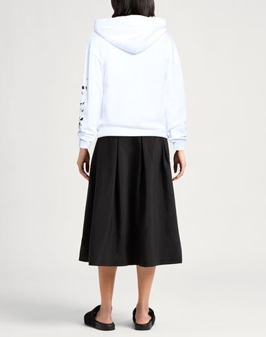 Woman Sweatshirt White Size L Cotton