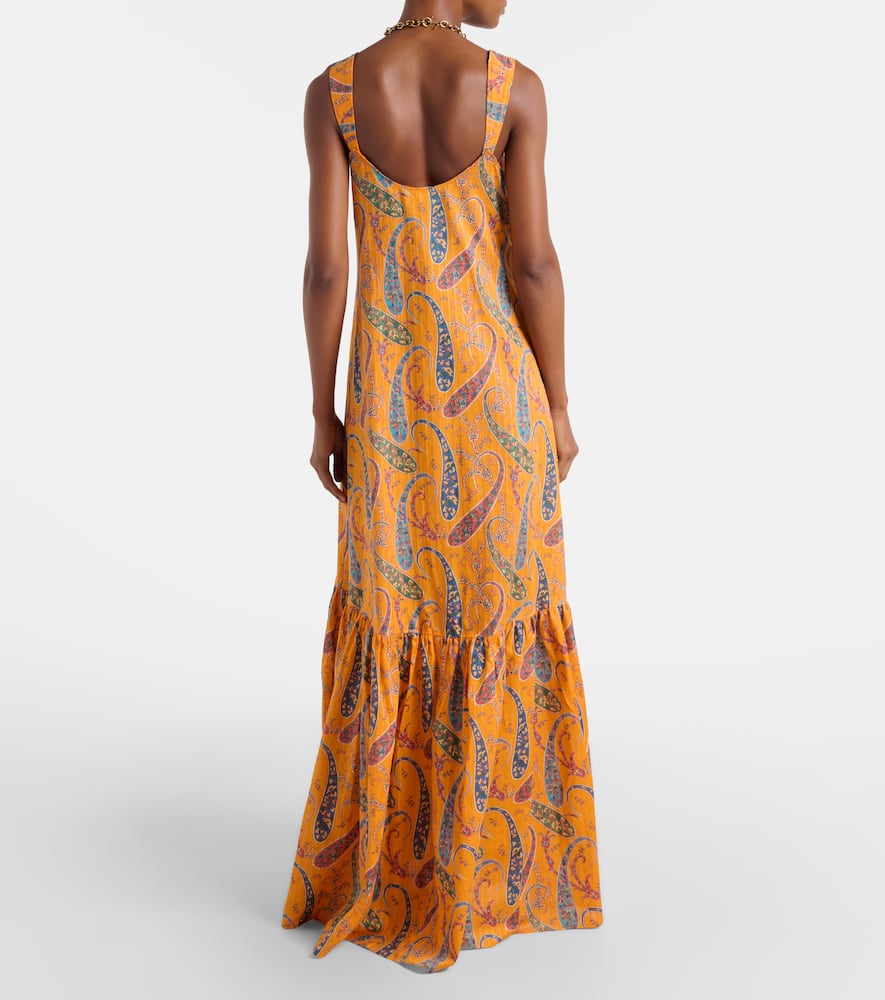 Printed cotton cady tunic