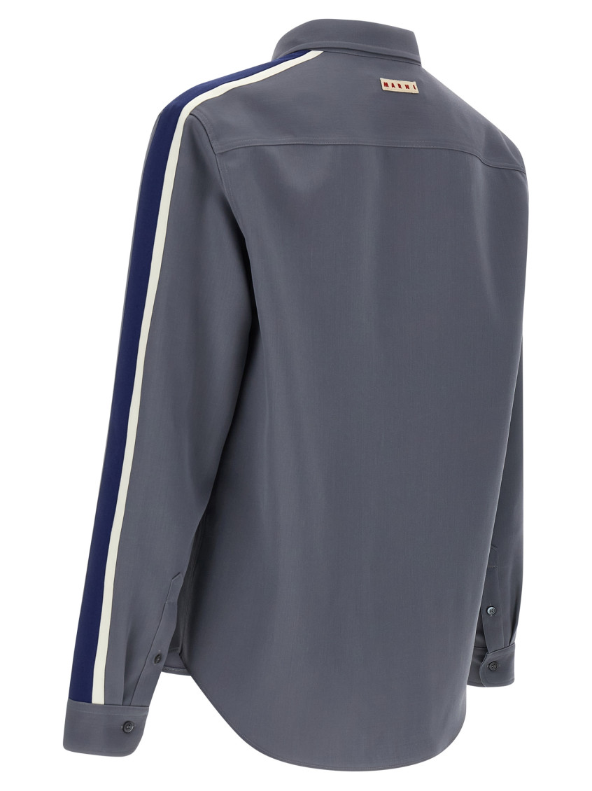 Wool Shirt Shirt And Blouse Gray