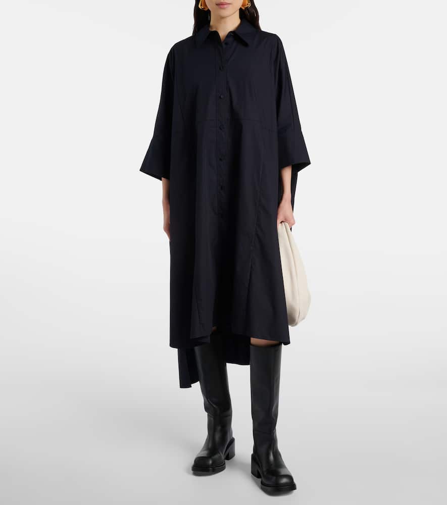 Dania cotton poplin shirt dress