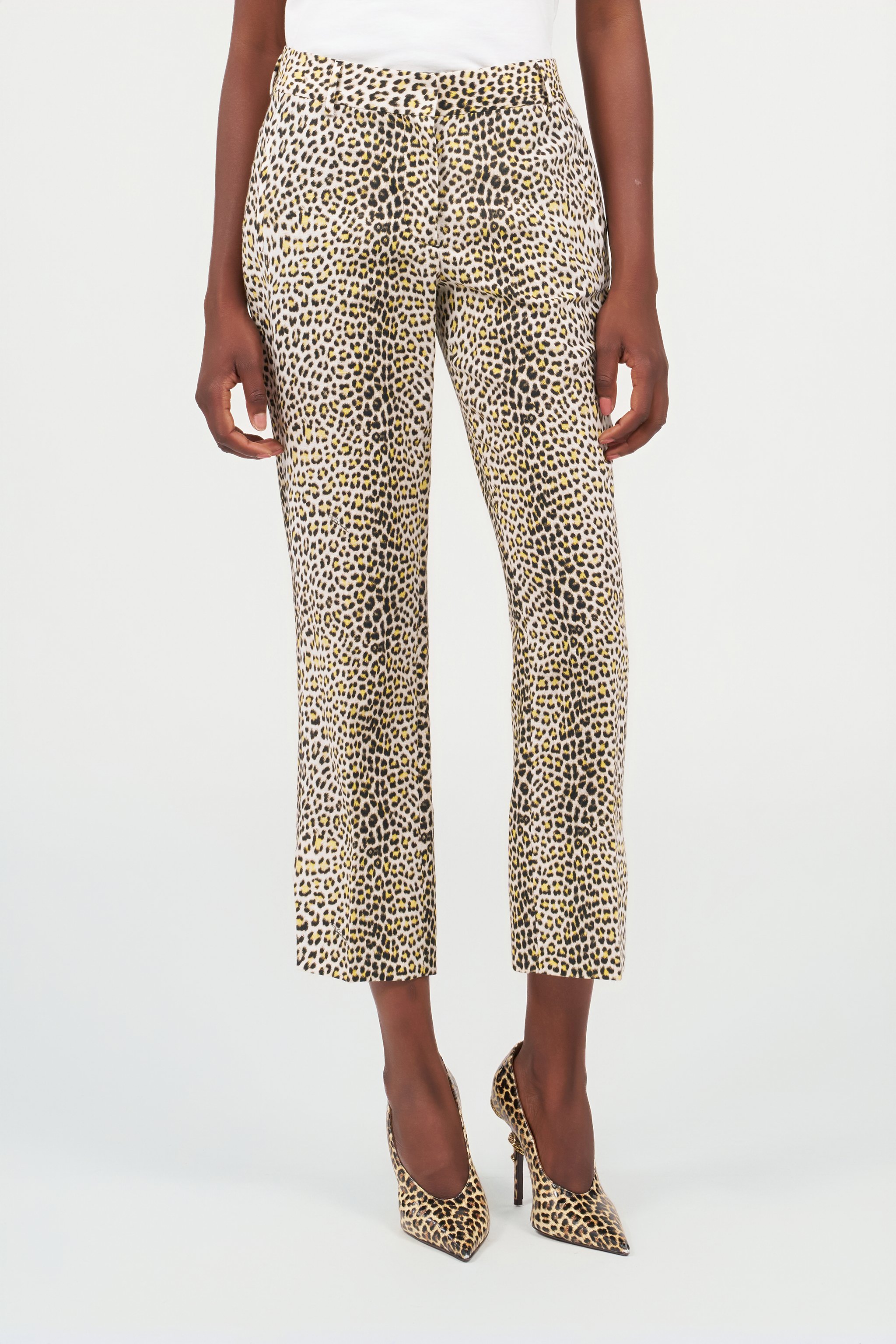 Pop Jaguar Print Trousers