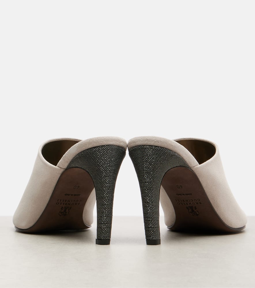 Monili suede mules