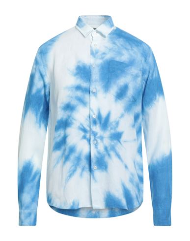 Man Shirt Azure Size XXL Linen