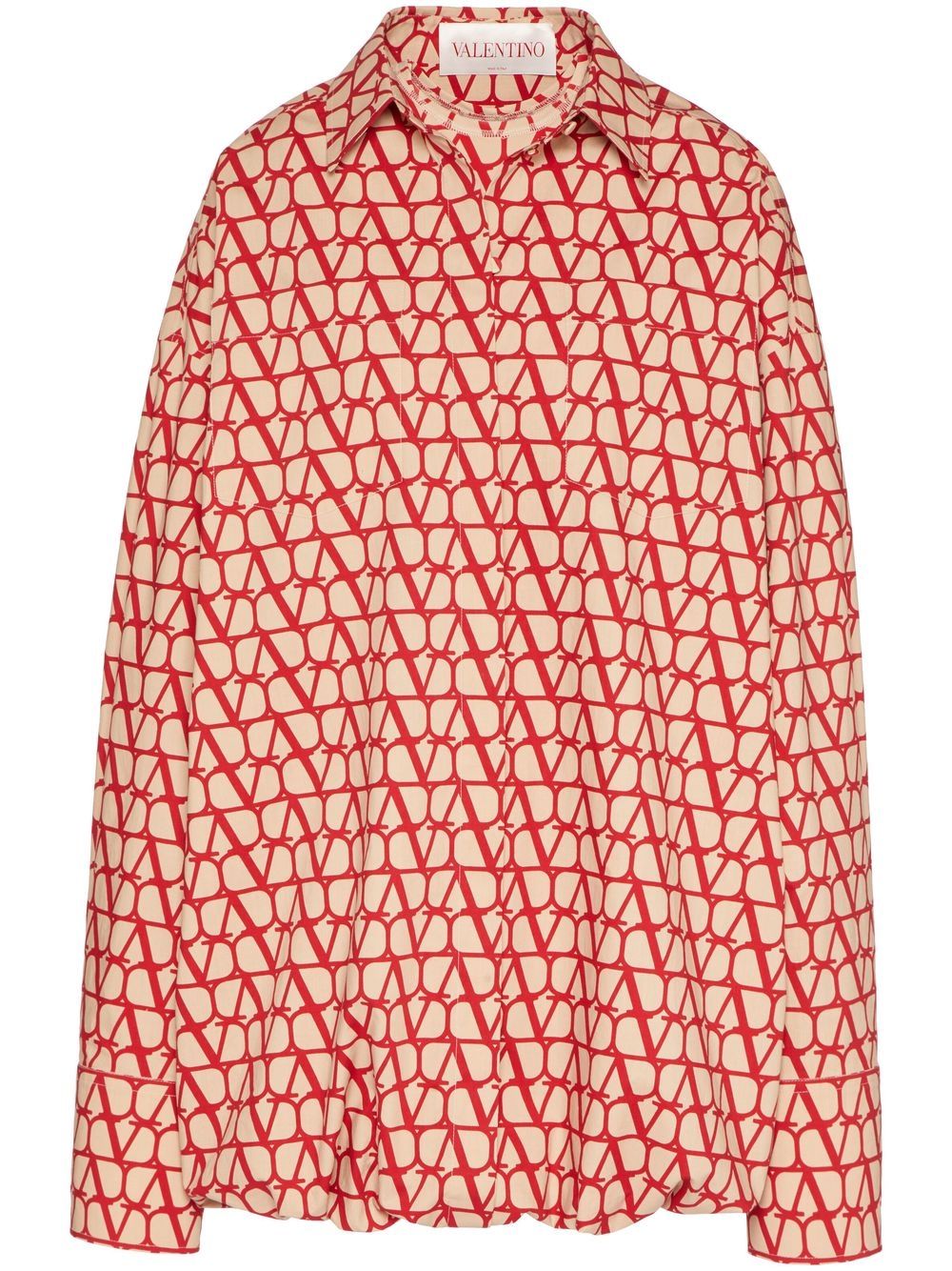 Toile Iconographe shirtdress - Red