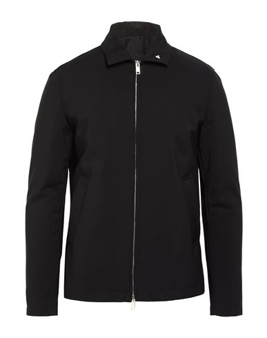 Man Jacket Black Size 38 Polyacrylic, Elastane