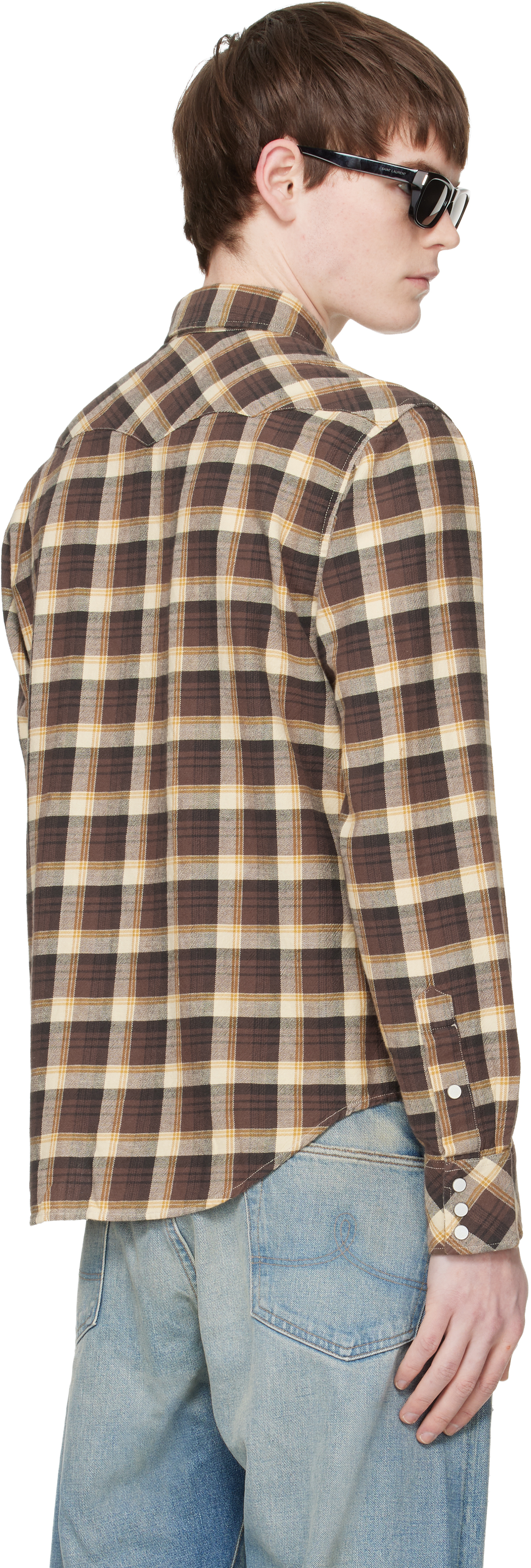 Brown & Beige Buffalo West Shirt