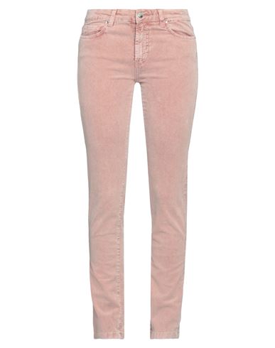 Woman Pants Antique rose Size 29 Cotton, Elastane
