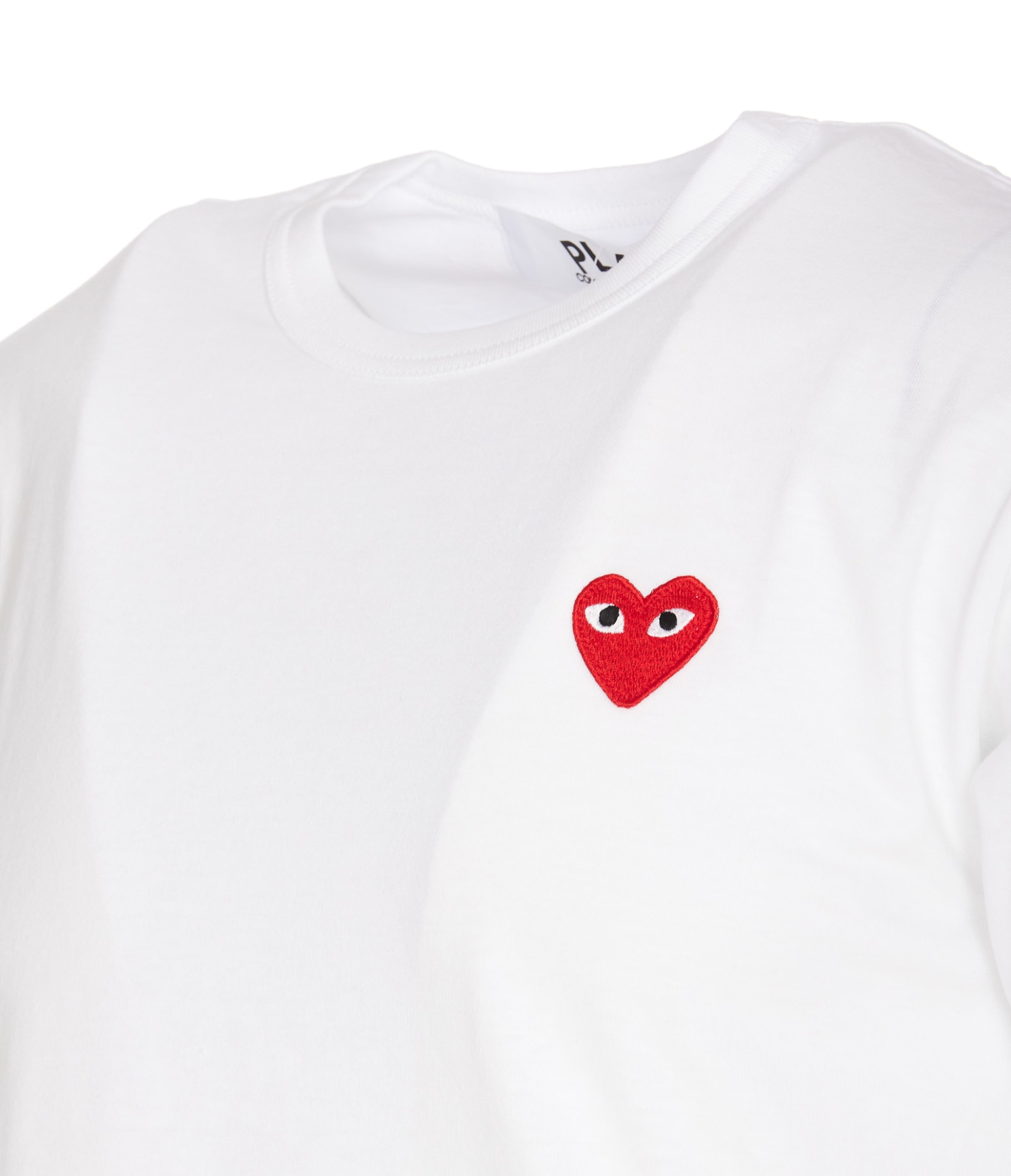 Heart Logo Patch Crewneck T-shirt