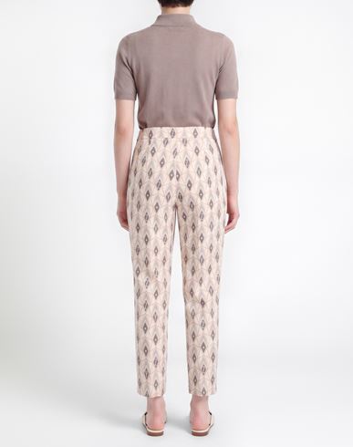 Woman Pants Beige Size L Polyester, Elastane