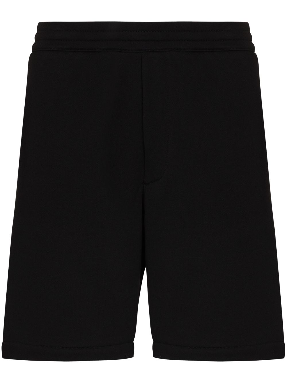 Logo tape track pants - Black