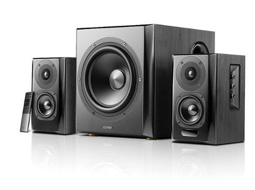 S351DB 2.1 Bluetooth Multimedia Speaker System (3-Piece) - Black