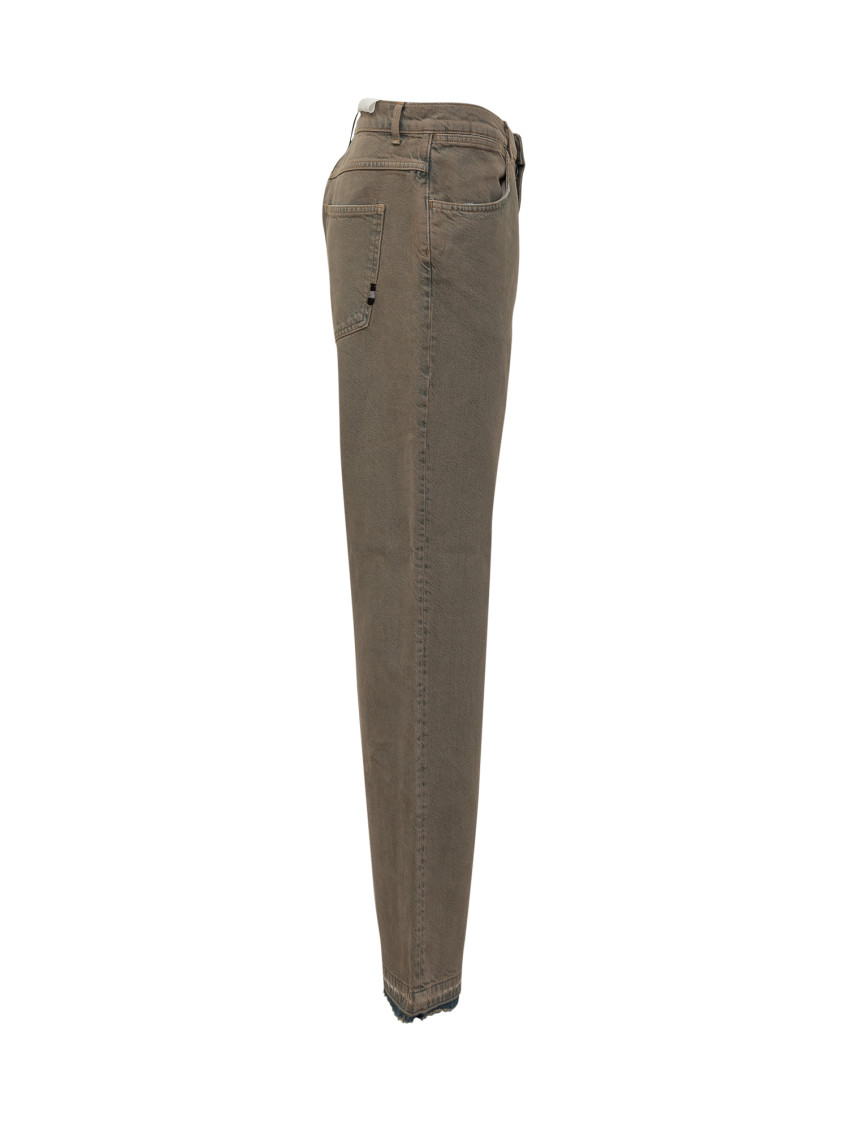 Brown Straight-Legged Pants