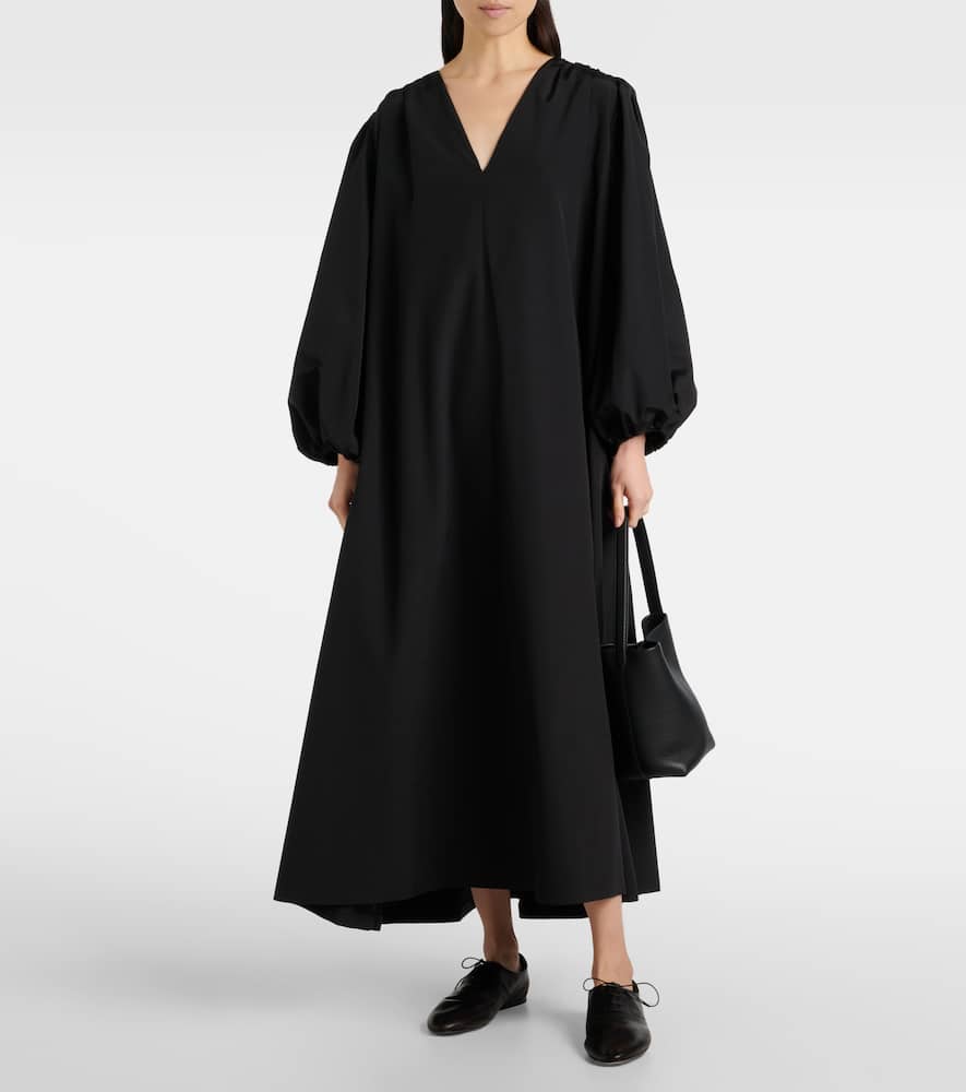 Beauvoir silk and wool maxi dress