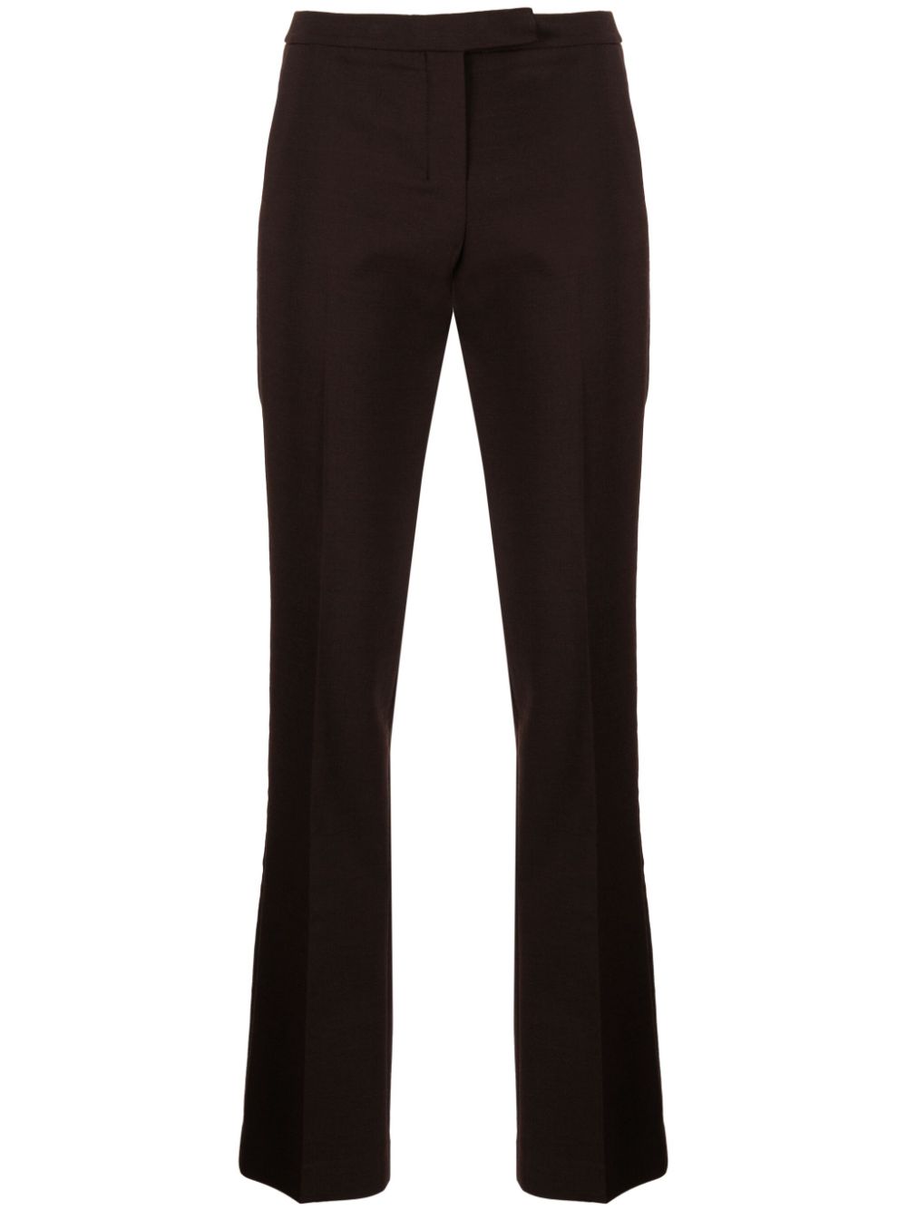 Low-rise slim-cut trousers - Brown
