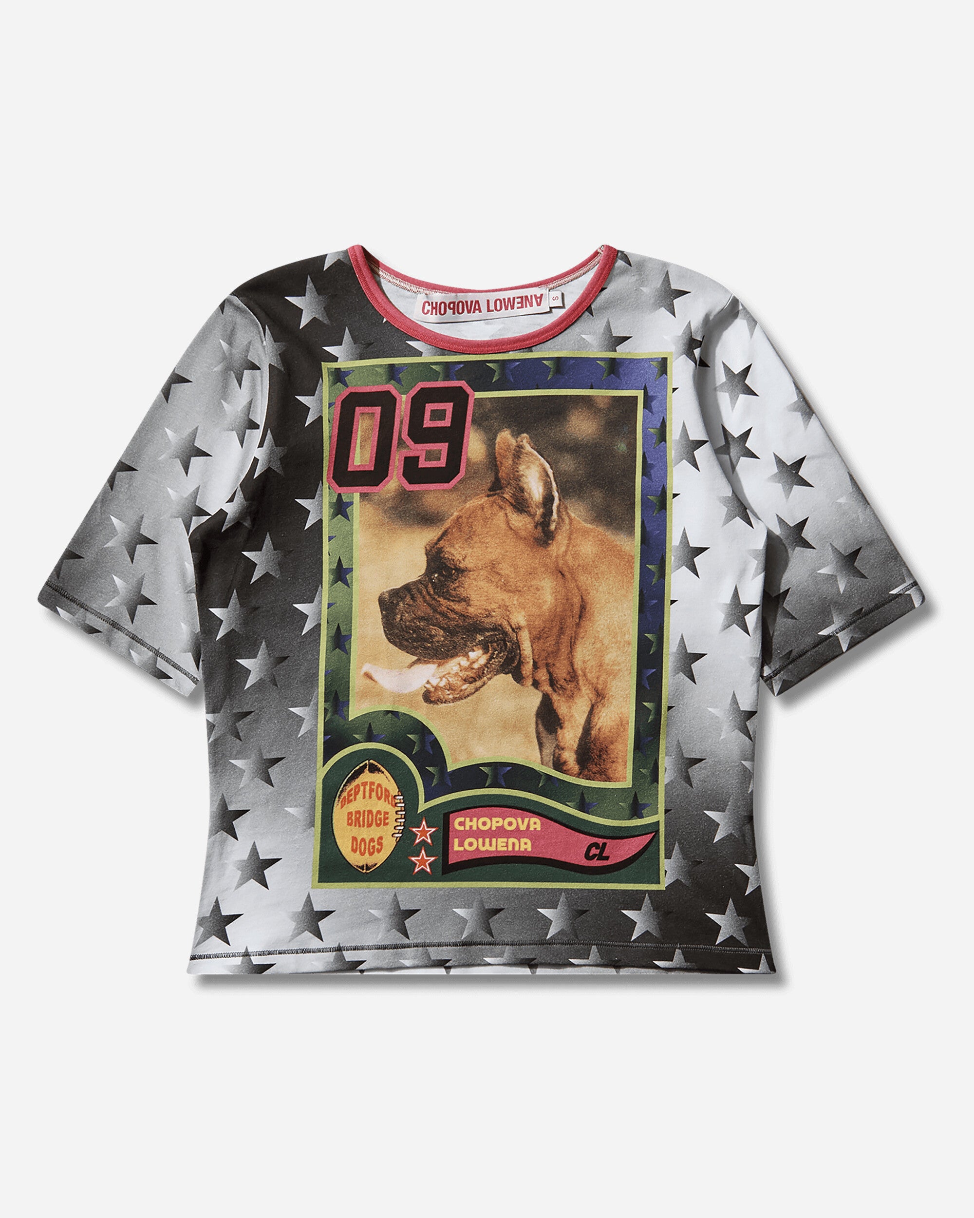 Women s Deptford Dogs Fitted Jersey Top Multicolor
