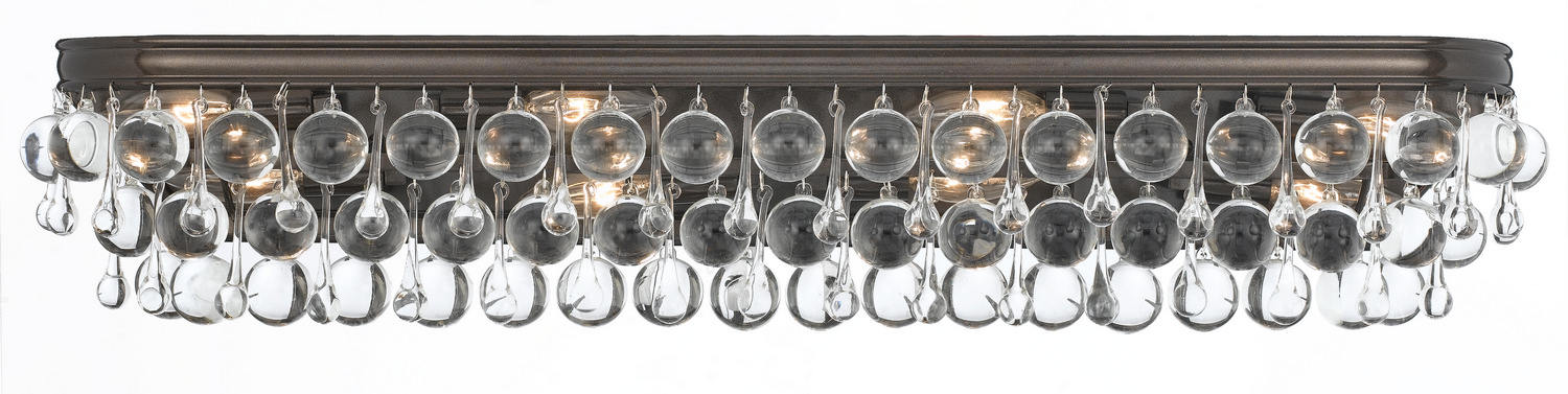 Vibrant Bronze Eight Light Bath from the Calypso Collection