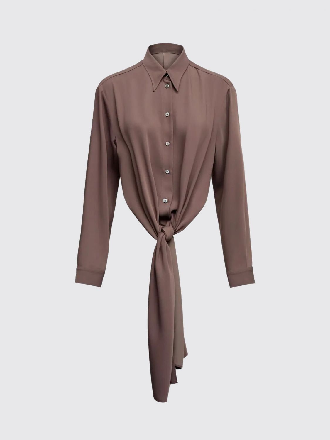 Long-sleeved shirt - Brown