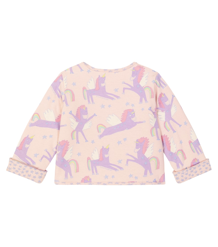 Baby cotton jersey cardigan