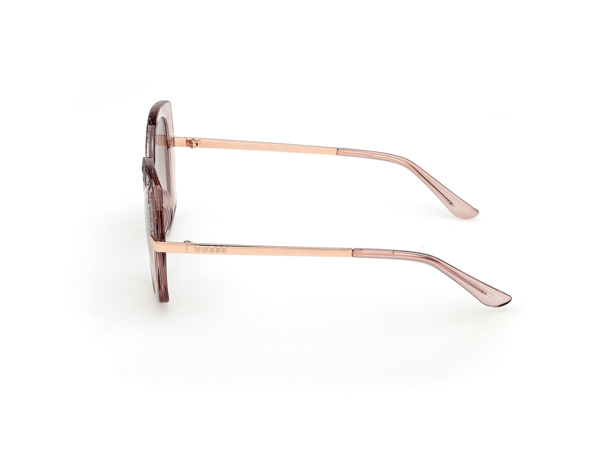 Guess Mujer Guess GU00215 57F Gafas de sol Inyectado Beige Marrón Redonda Norma