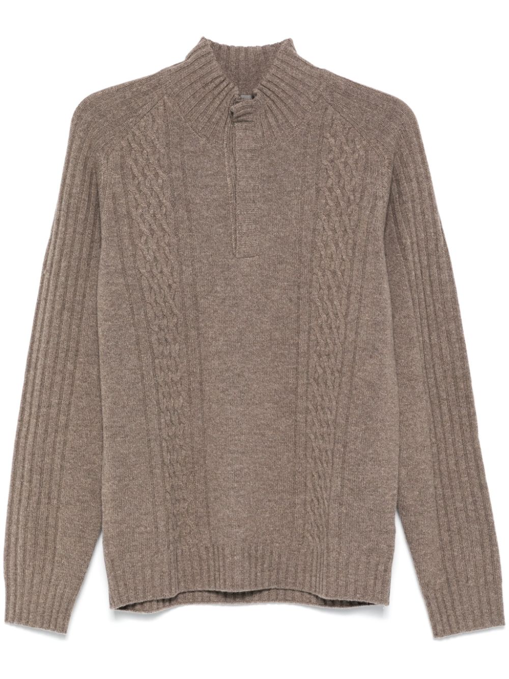Ribbed sweater - Neutrals