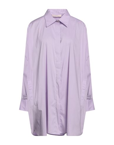 Liviana Conti Woman Mini dress Lilac Size 10 Cotton, Polyamide, Elastane