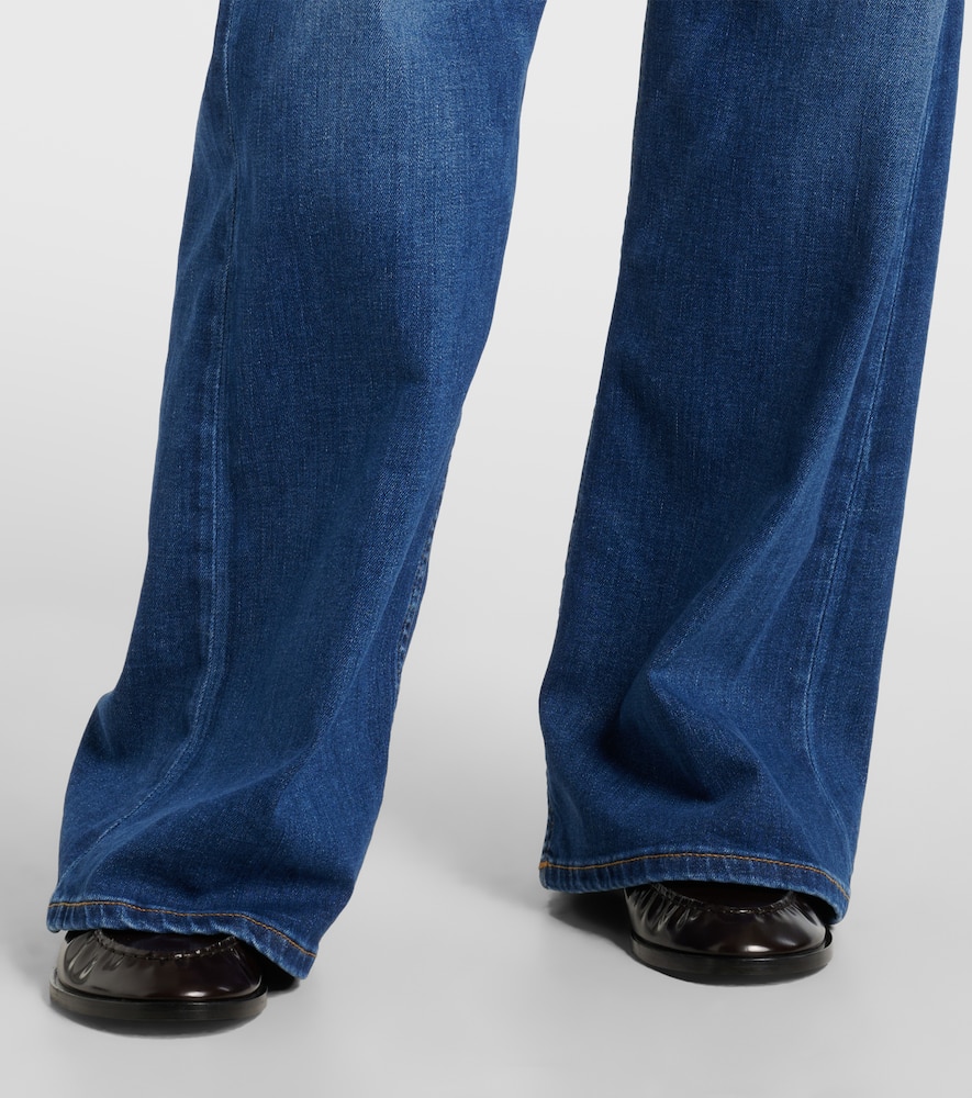'70s high-rise wide-leg jeans
