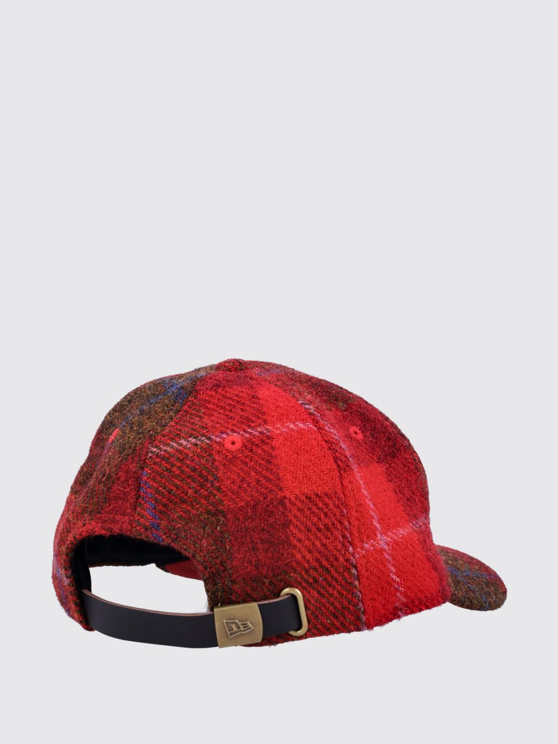 Hat Men color Red