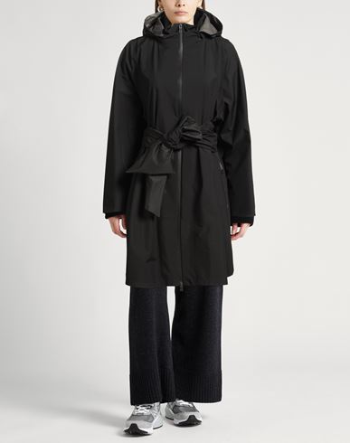 Laminar Woman Overcoat & Trench Coat Black Size 6 Polyester, Polyamide