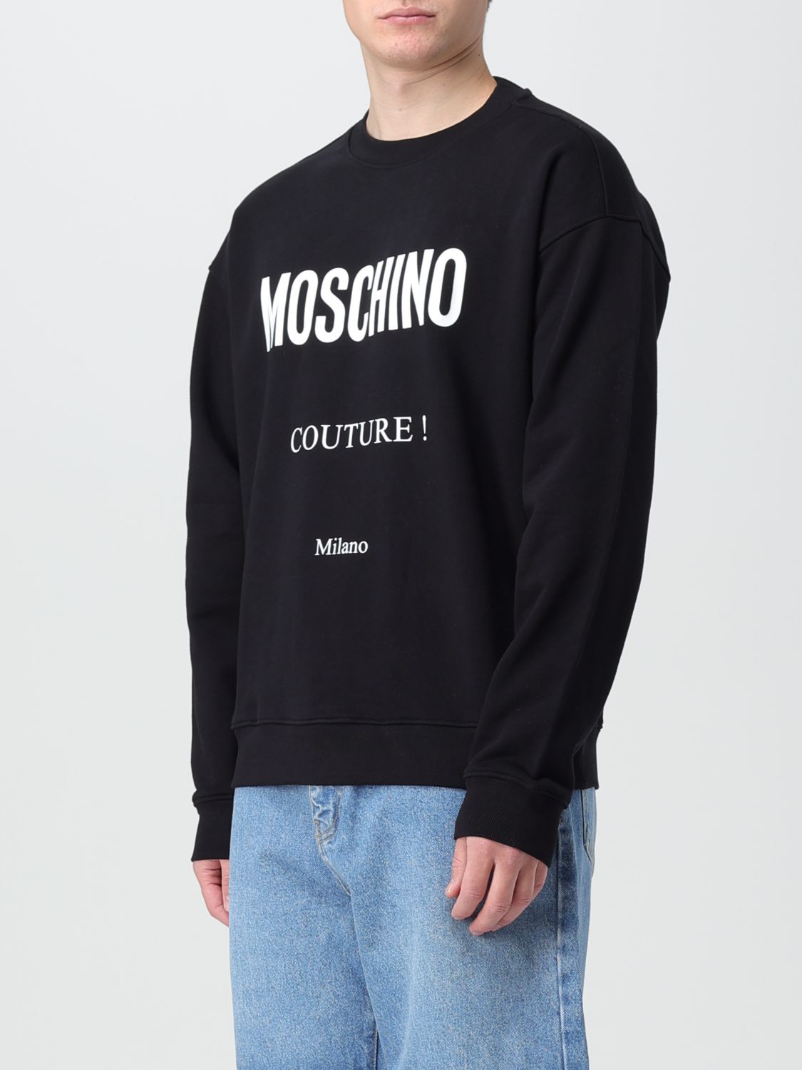Sweatshirt Men color Black