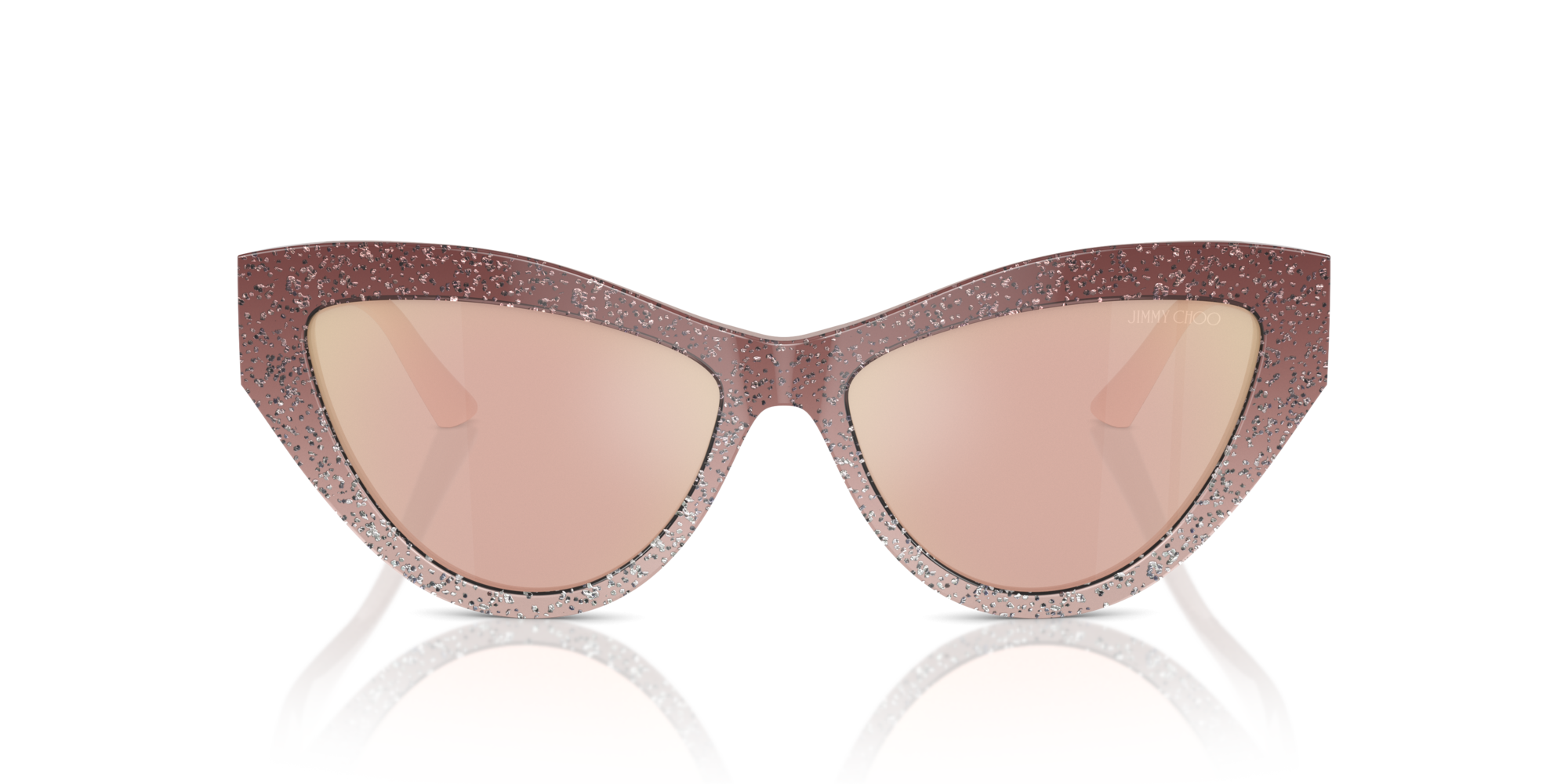 Jimmy Choo Woman Jimmy Choo JC5004 5047/Z Sunglasses Acetate Pink Pink Cat Eye Normal Mirror