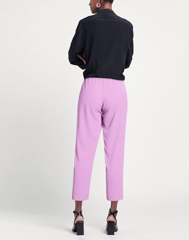 Même Road Woman Pants Purple Size 2 Polyester, Elastane