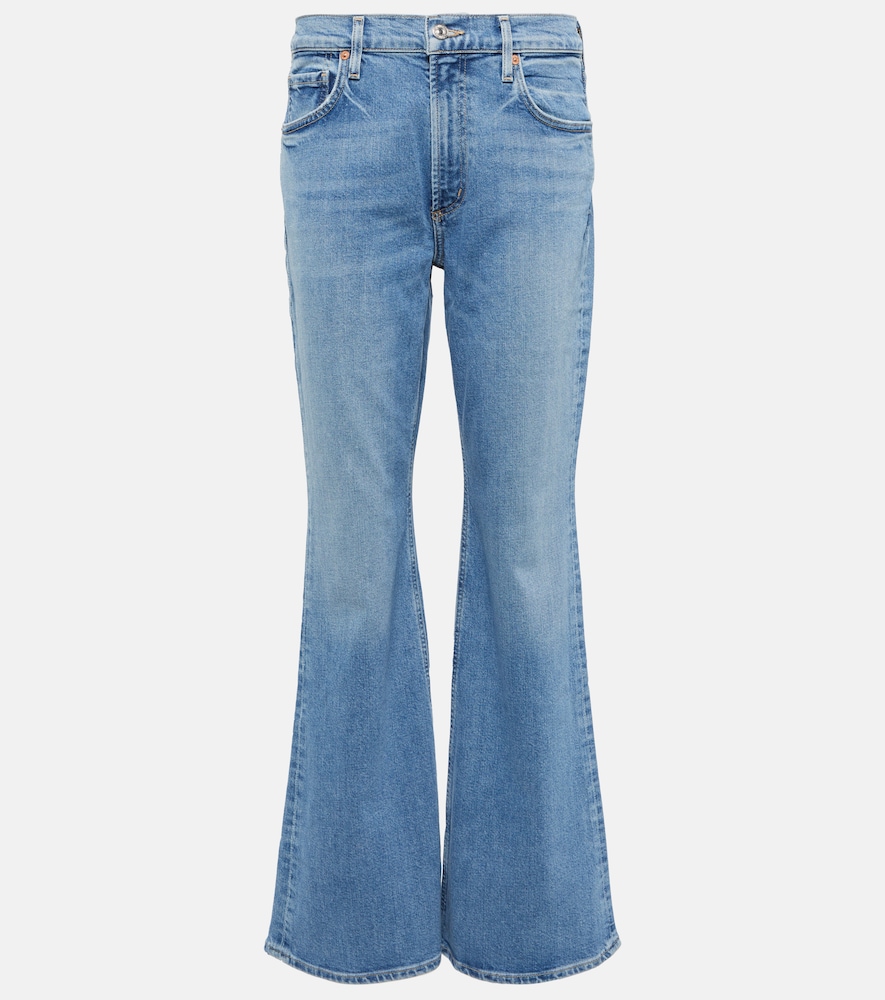 Isola mid-rise flared jeans