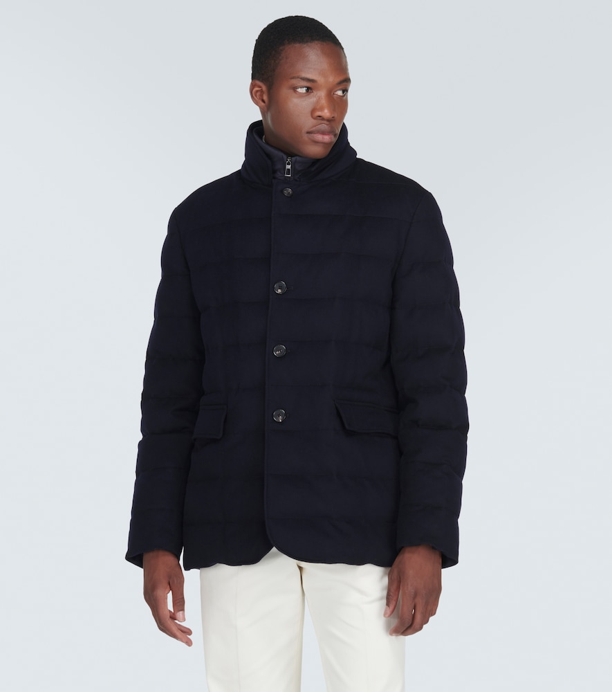 Nama cashmere puffer jacket