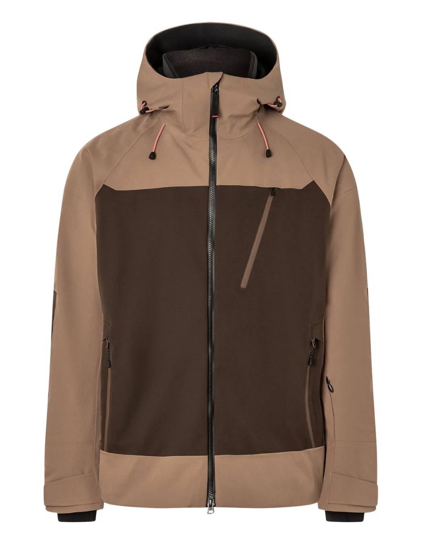 Men's Tajo T Ski Jacket In Hazelnut Melange