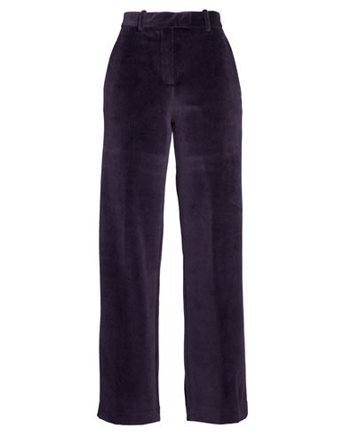 Woman Pants Dark purple Size 2 Cotton, Polyester