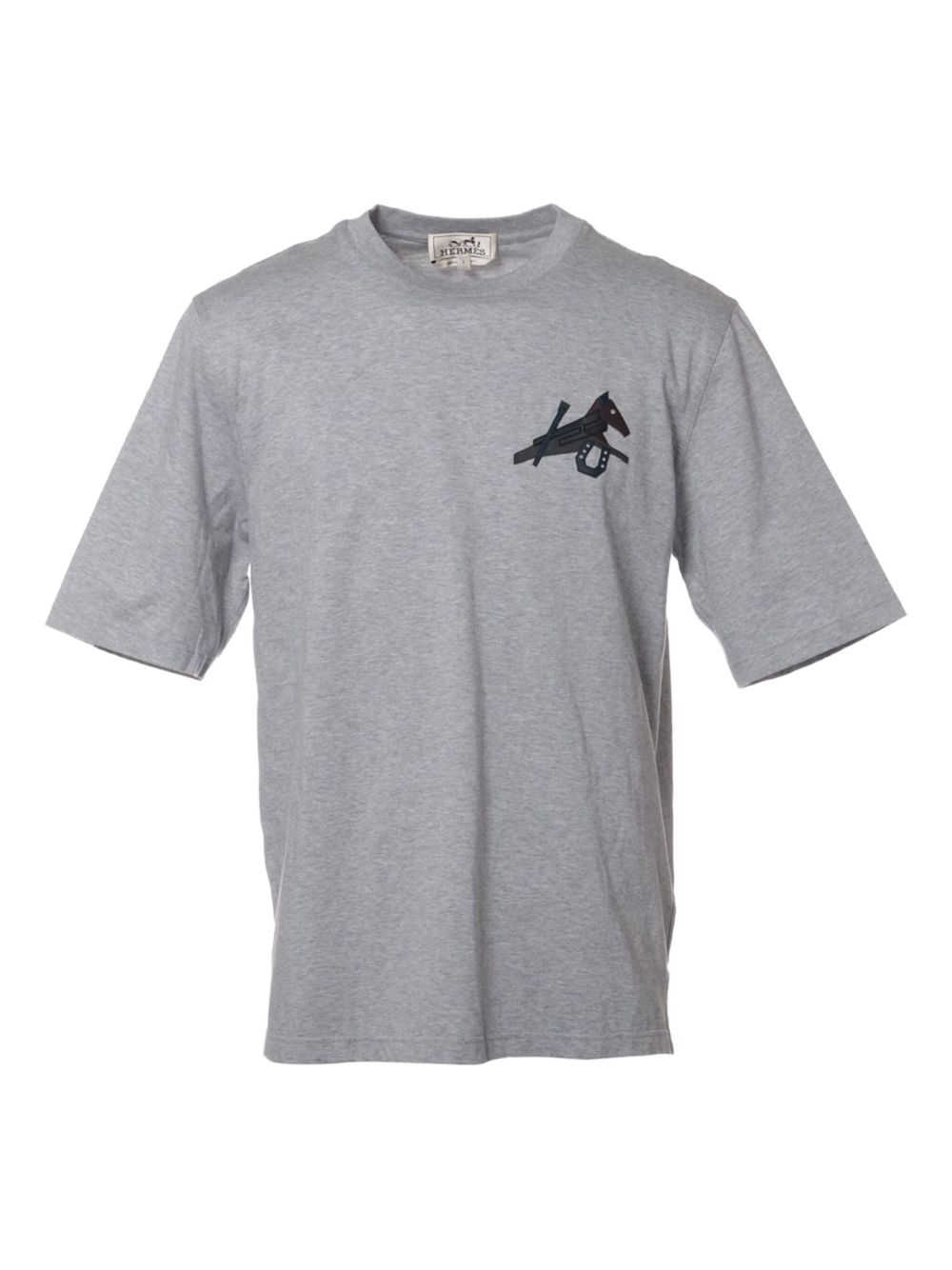 Hermès Pre-Owned 1990-2010 cotton T-shirt - Grey