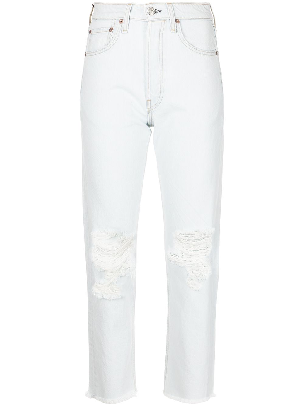 Maya high-rise slim-cut jeans - Blue