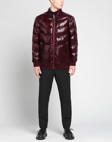 Man Puffer Burgundy Size L Polyamide