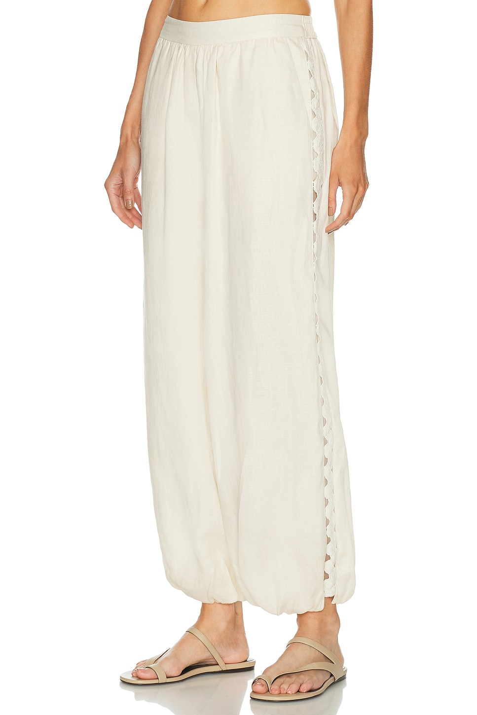 SIMKHAI Selah Balloon Pant in Sand - Neutral. 2 also