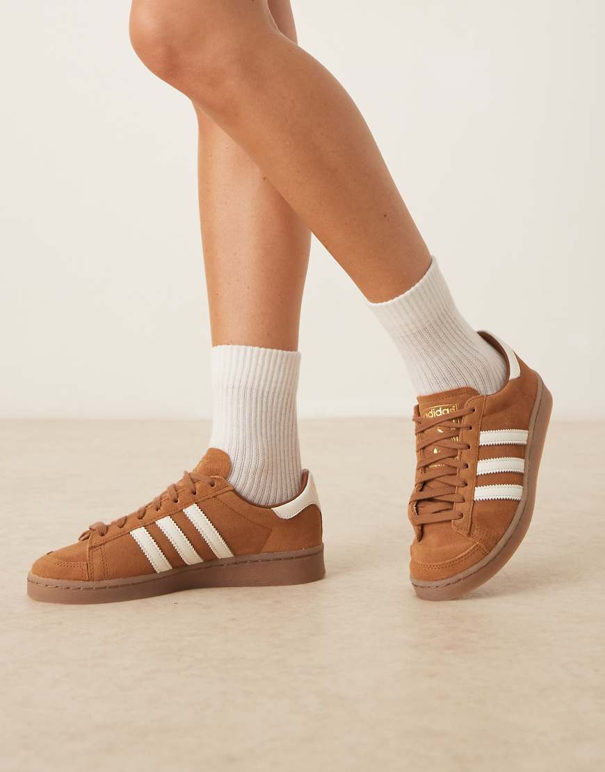 Jabbar trainers in brown and cream