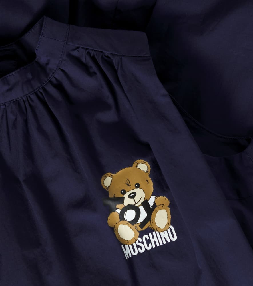 Moschino Kids Logo cotton dress