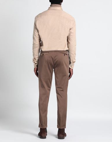 Man Pants Brown Size 30 Cotton, Elastane