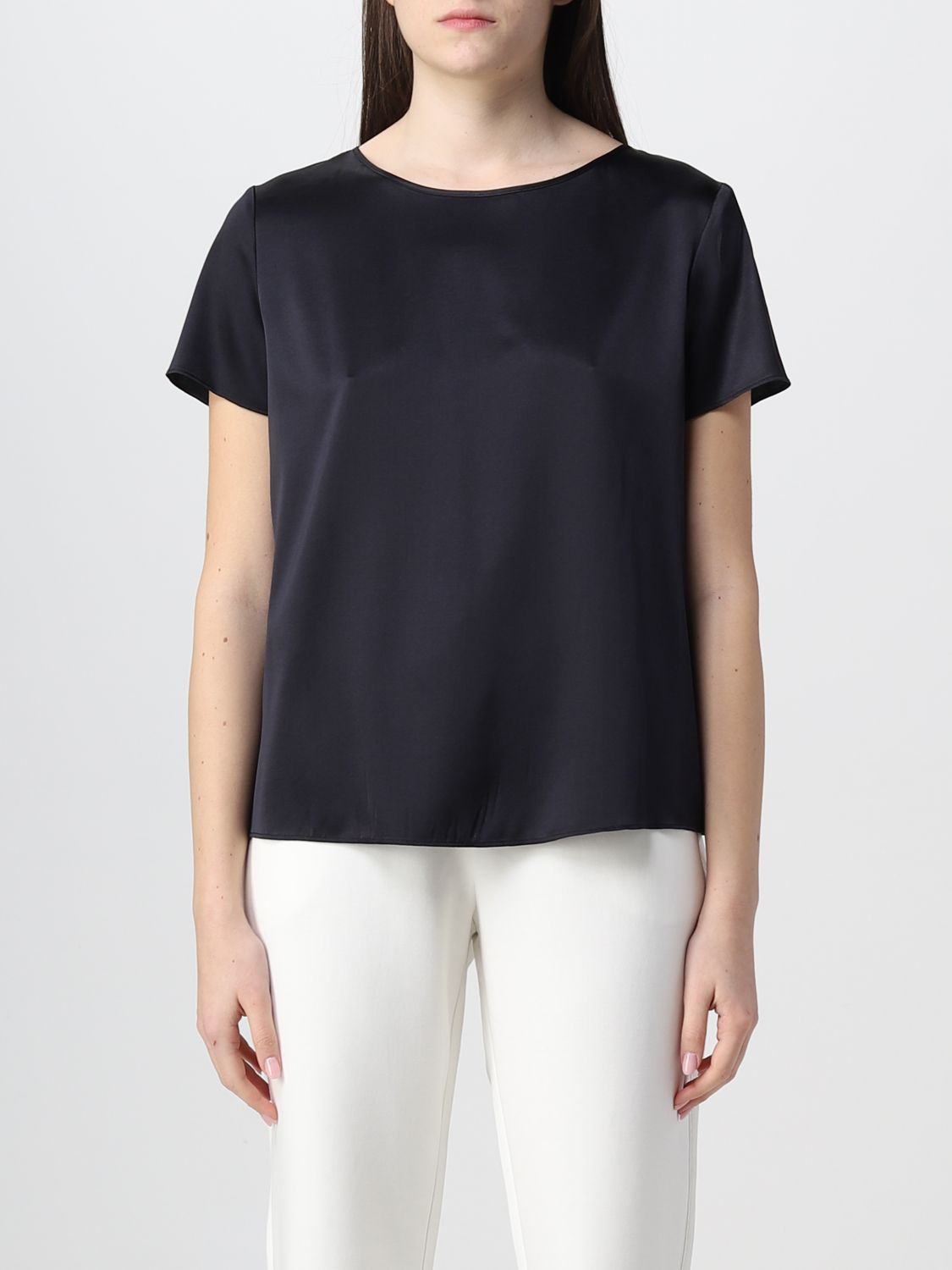 Top Woman color Black