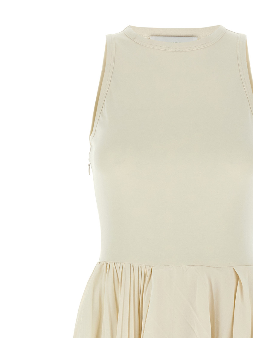 White Asymmetrical Dress