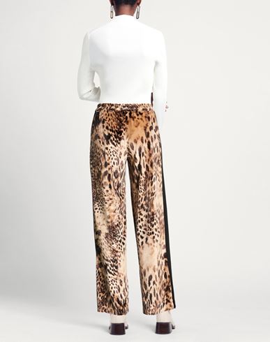 Woman Pants Sand Size M Polyester, Elastane