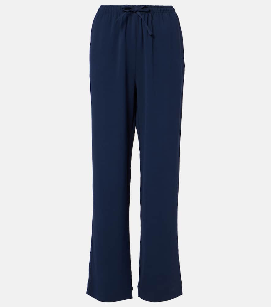 Aurelia crêpe straight pants