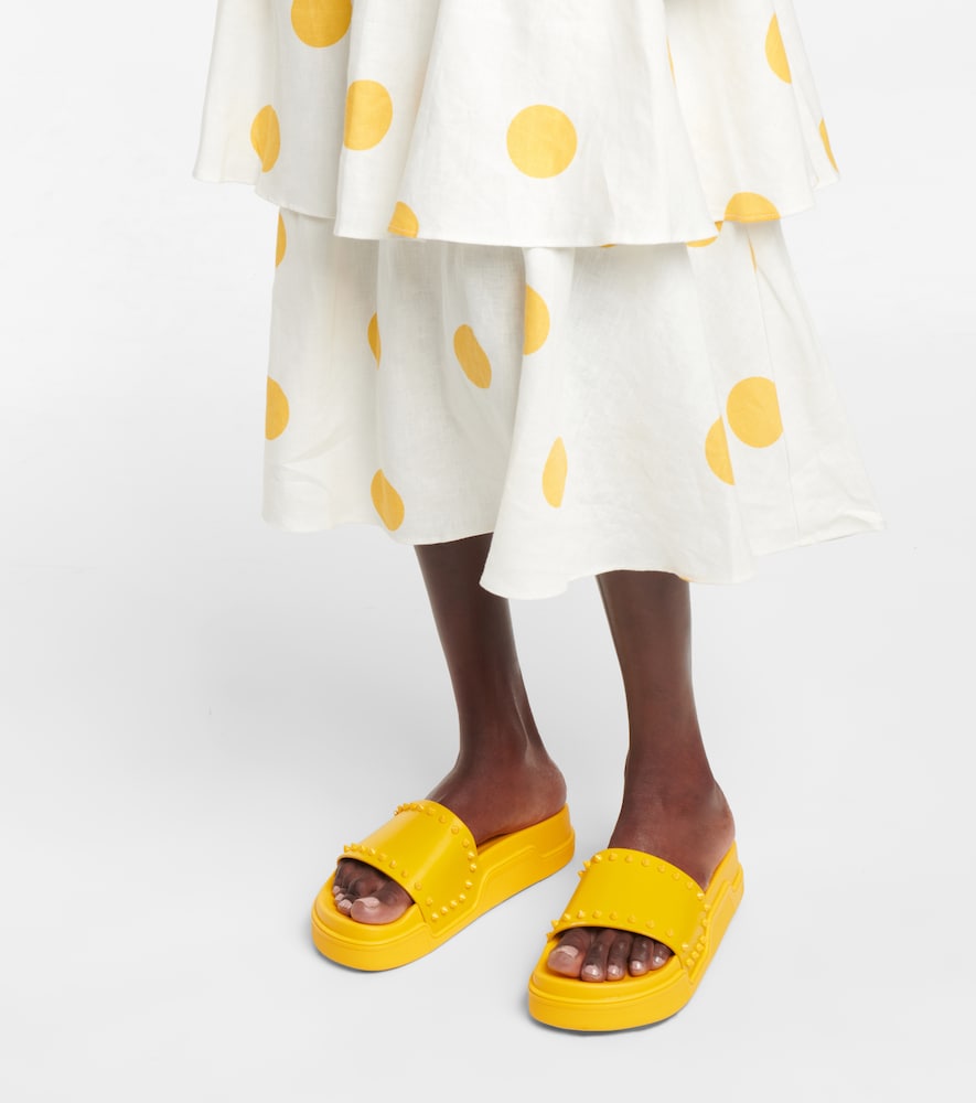 Exclusive to Mytheresa - Pool Stud embellished slides