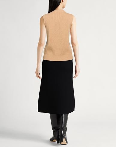 Woman Sweater Sand Size 8 Cashmere