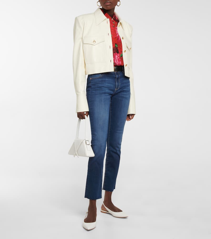 Mari high-rise skinny jeans