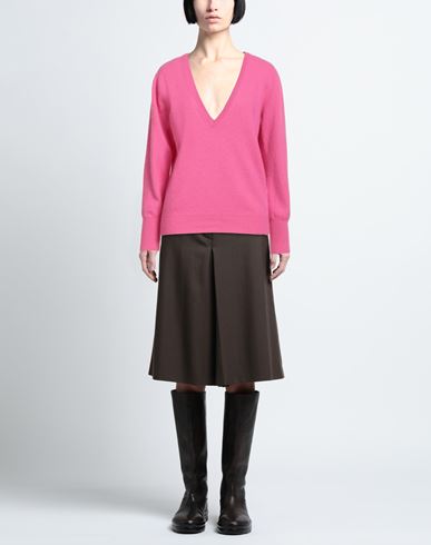 Woman Sweater Fuchsia Size M Wool, Viscose, Polyamide, Cashmere